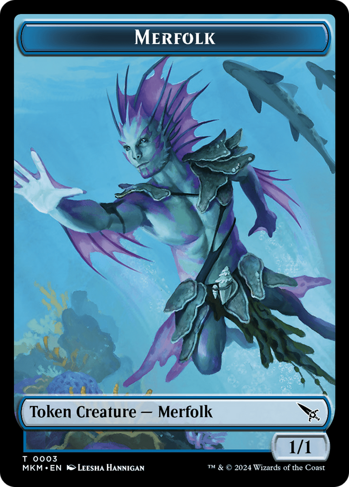 Merfolk Token [Murders at Karlov Manor Tokens]