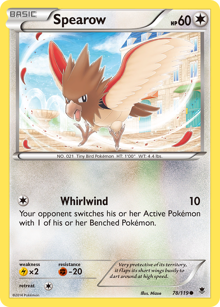 Spearow (78/119) [XY: Phantom Forces] 