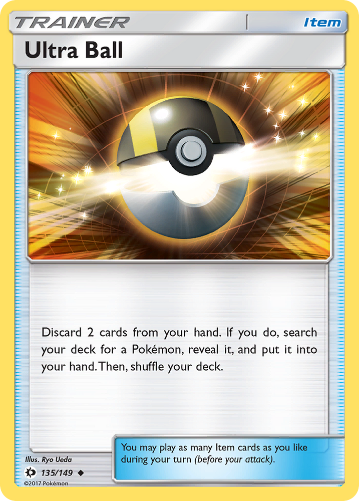 Ultra Ball (135/149) [Sun &amp; Moon: Base Set] 