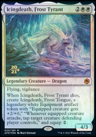 Icingdeath, Frost Tyrant [Dungeons &amp; Dragons: Adventures in the Forgotten Realms Prerelease Promos] 