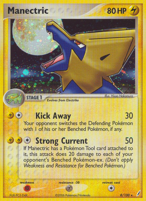 Manectric (8/100) [EX: Crystal Guardians] 