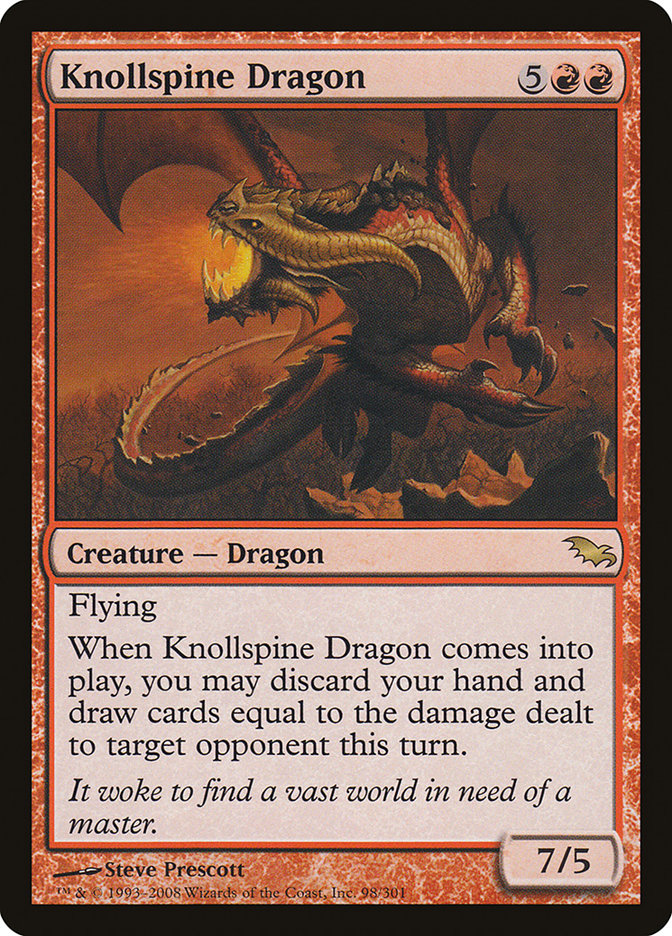 Knollspine Dragon [Shadowmoor] 