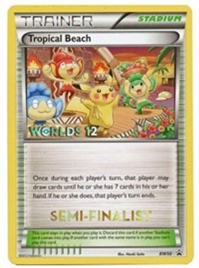 Tropical Beach (BW50) (Semi Finalist) [Black & White: Black Star Promos] 