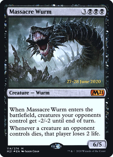 Wurm Massacre [Core Set 2021 Prerelease Promos] 