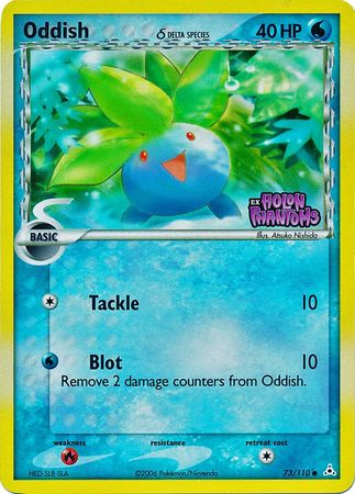 Oddish (73/110) (Delta Species) (Stamped) [EX: Holon Phantoms]