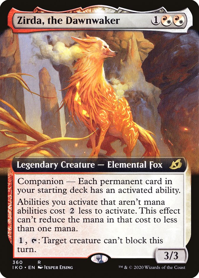 Zirda, the Dawnwaker (Extended Art) [Ikoria: Lair of Behemoths] 