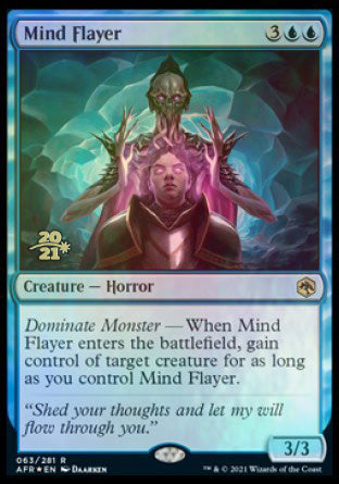 Mind Flayer [Dungeons & Dragons: Adventures in the Forgotten Realms Prerelease Promos] 