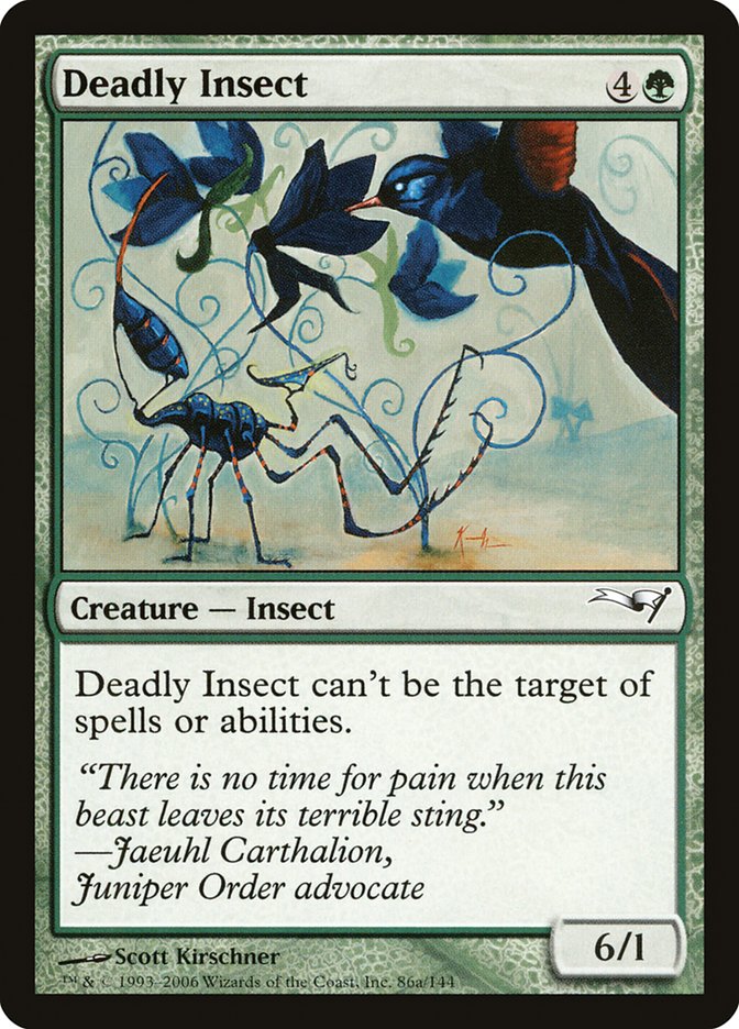 Deadly Insect [Coldsnap Theme Decks] 