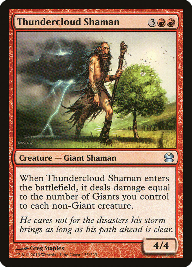 Thundercloud Shaman [Modern Masters] 