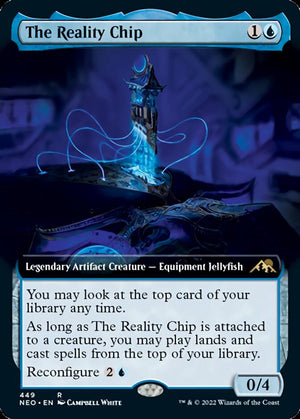 The Reality Chip (Extended Art) [Kamigawa: Neon Dynasty] 