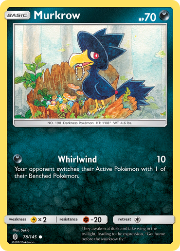 Murkrow (78/145) [Sun &amp; Moon: Guardians Rising] 