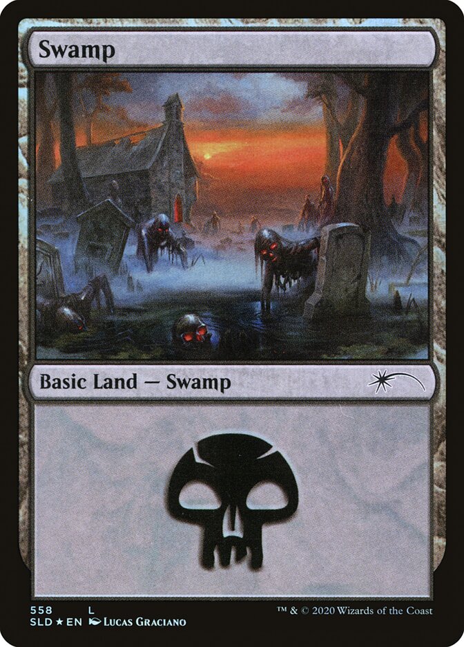 Swamp (Reanimated) (558) [Secret Lair Drop Promos] 