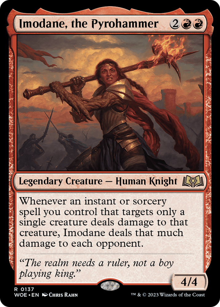 Imodane, the Pyrohammer [Wilds of Eldraine] 