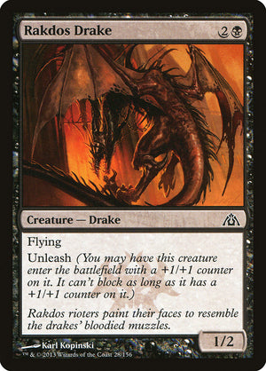 Rakdos Drake [Dragon's Maze] 