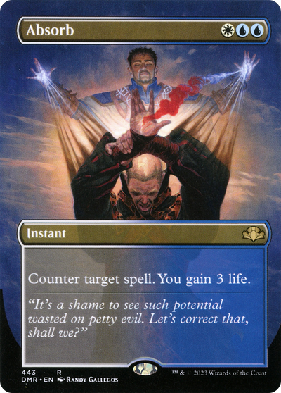 Absorb (Borderless Alternate Art) [Dominaria Remastered] 