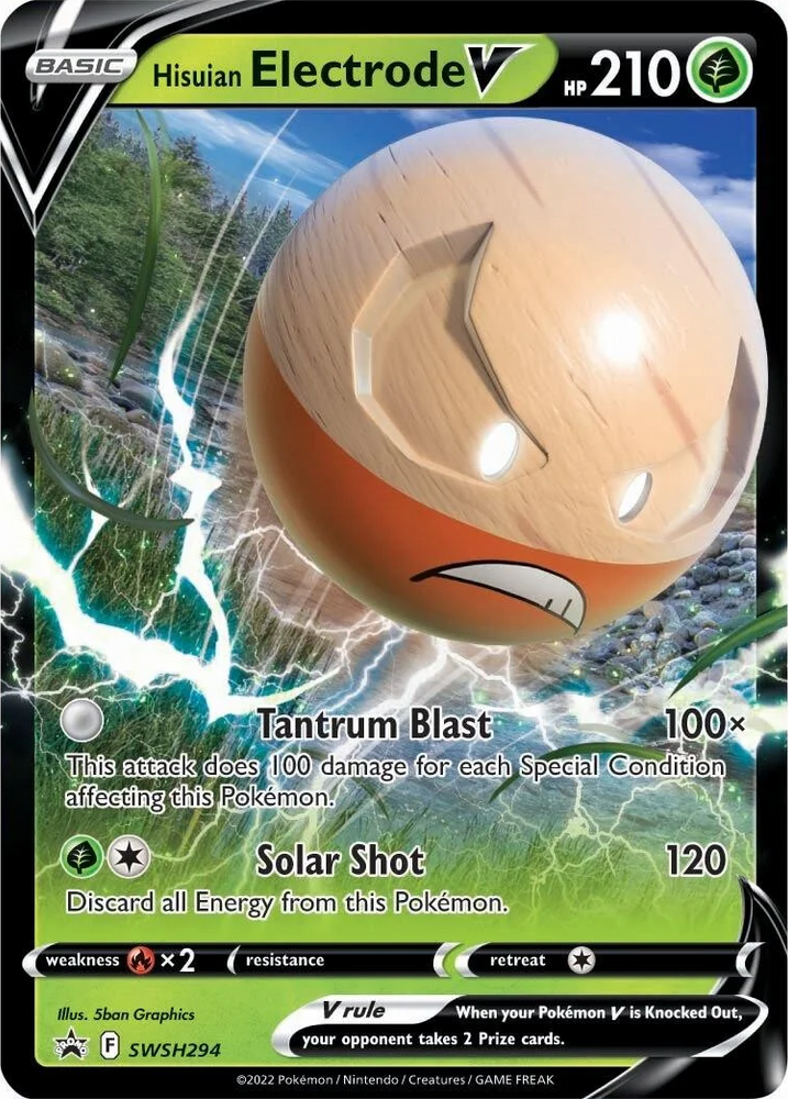 Hisuian Electrode V (SWSH294) [Sword & Shield: Black Star Promos]