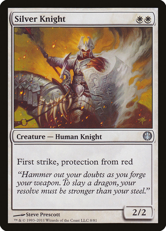 Silver Knight [Duel Decks: Knights vs. Dragons]