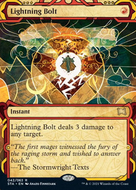 Lightning Bolt (Foil Etched) [Strixhaven: School of Mages Mystical Archive] 