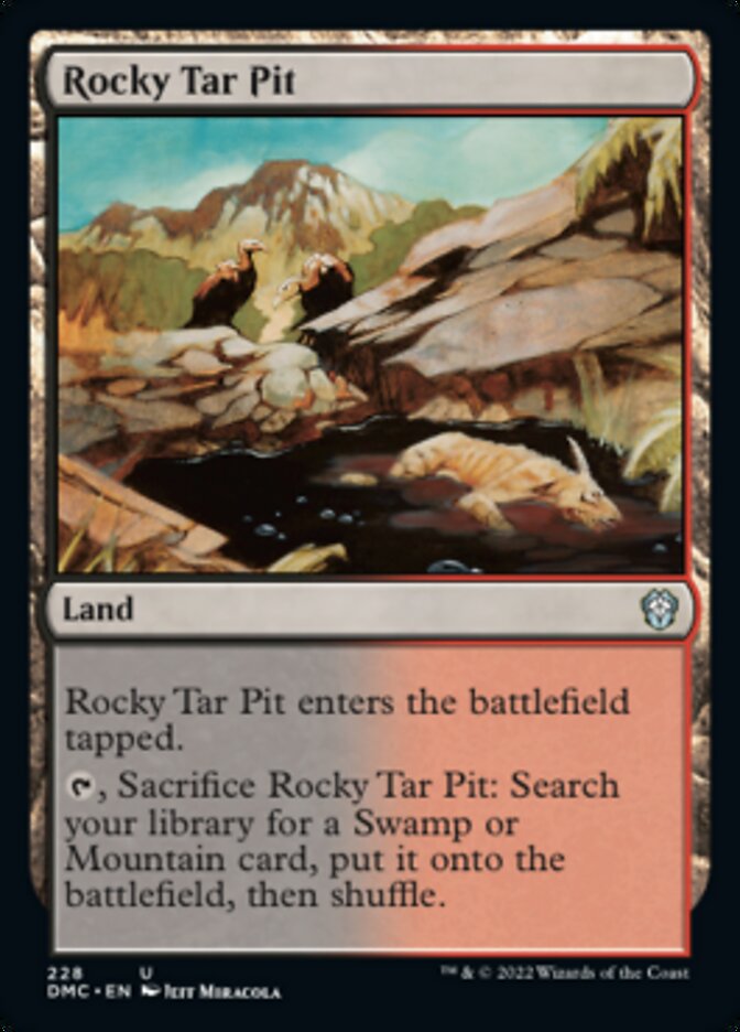 Rocky Tar Pit [Dominaria United Commander] 