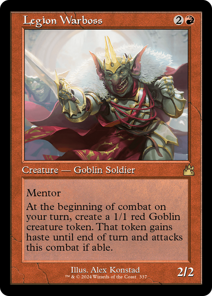 Legion Warboss (Retro Frame) [Ravnica Remastered] 