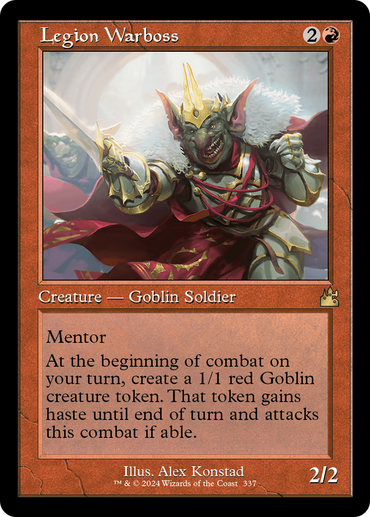 Legion Warboss (Retro Frame) [Ravnica Remastered] 