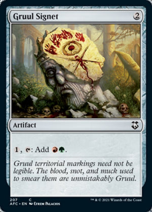 Gruul Signet [Dungeons &amp; Dragons: Adventures in the Forgotten Realms Commander] 