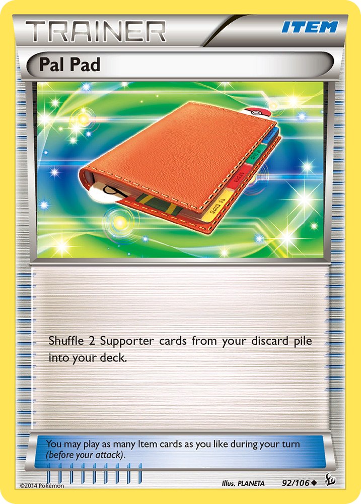 Pal Pad (92/106) [XY: Flashfire] 