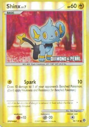 Shinx (98/130) [Burger King Promos: 2008 Collection]