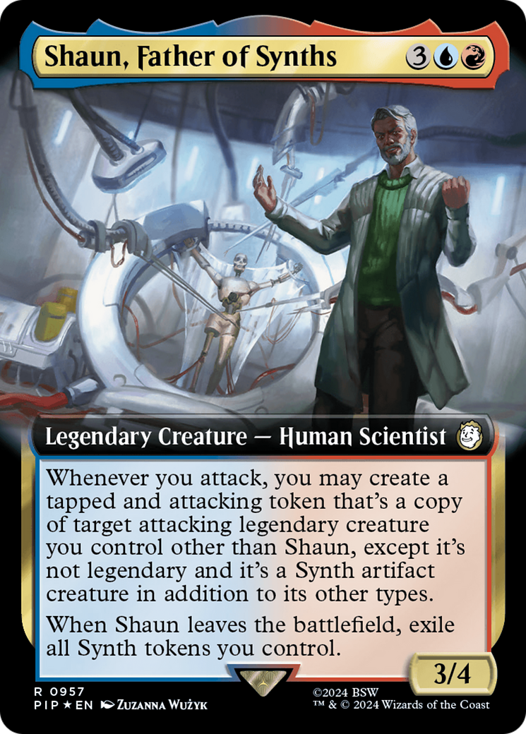 Shaun, Father of Synths (Extended Art) (Surge Foil) [Fallout] 