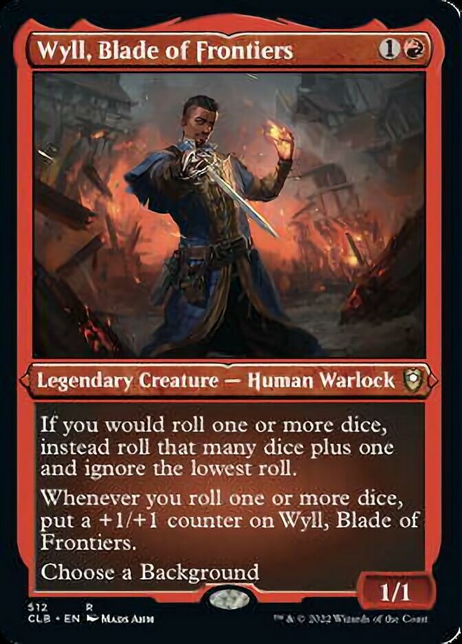 Wyll, Blade of Frontiers (Foil Etched) [Commander Legends: Battle for Baldur's Gate] 