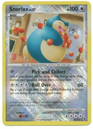 Snorlax (33/111) (League Promo) [Platinum: Rising Rivals] 