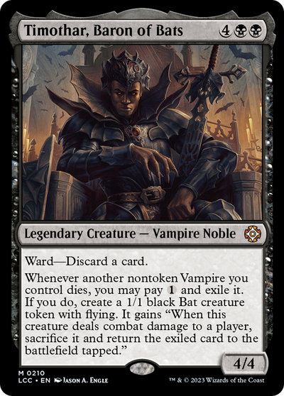 Timothar, Baron of Bats [The Lost Caverns of Ixalan Commander] 
