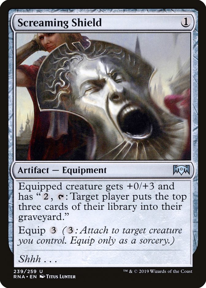 Screaming Shield [Ravnica Allegiance] 