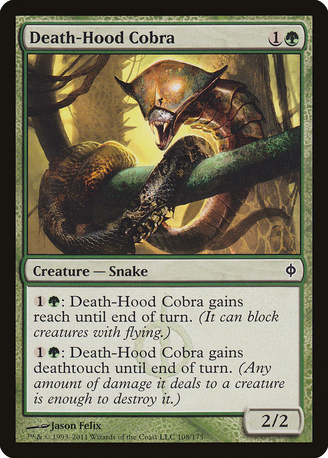 Death-Hood Cobra [New Phyrexia] 