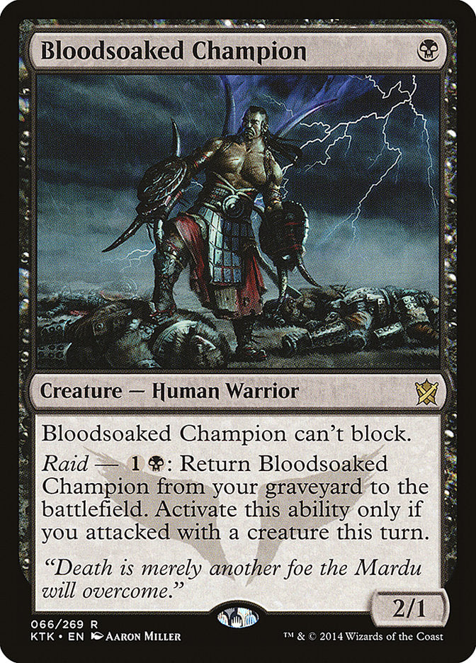 Bloodsoaked Champion [Khans of Tarkir] 