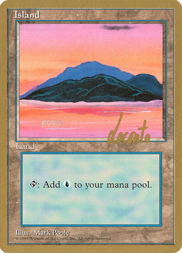 Island (ml369) (Michael Loconto) [Pro Tour Collector Set] 