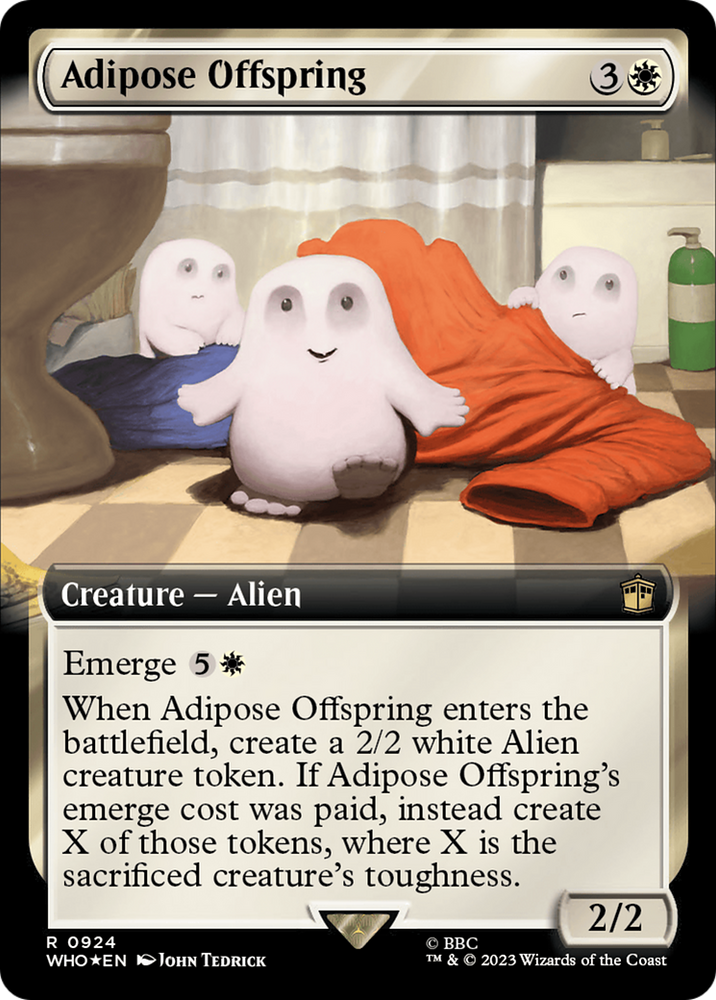 Adipose Offspring (Extended Art) (Surge Foil) [Doctor Who] 