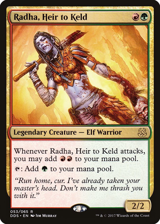 Radha, Heir to Keld [Duel Decks: Mind vs. Might] 