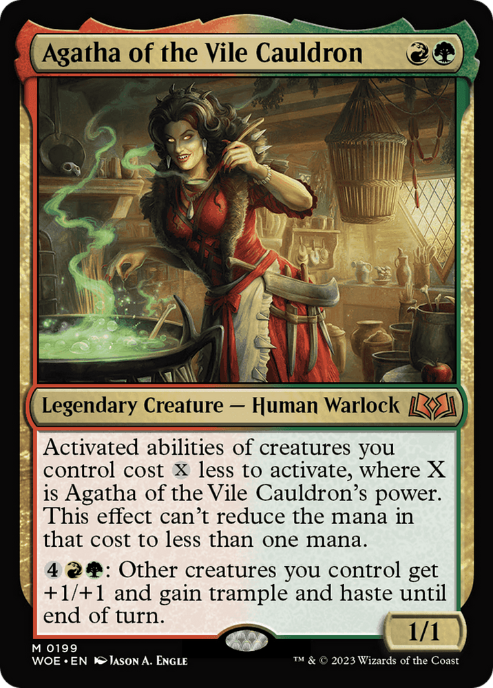 Agatha of the Vile Cauldron [Wilds of Eldraine] 