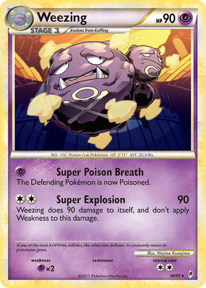 Weezing (38/95) [HeartGold &amp; SoulSilver: Call of Legends] 