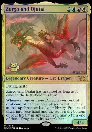 Zurgo and Ojutai [March of the Machine Prerelease Promos] 