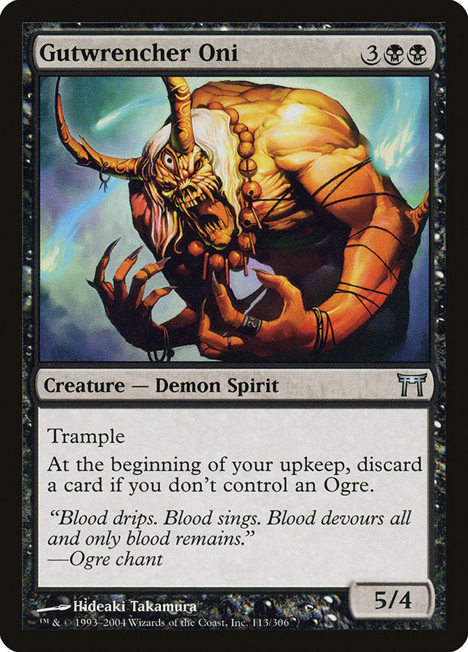 Gutwrencher Oni [Champions of Kamigawa] 