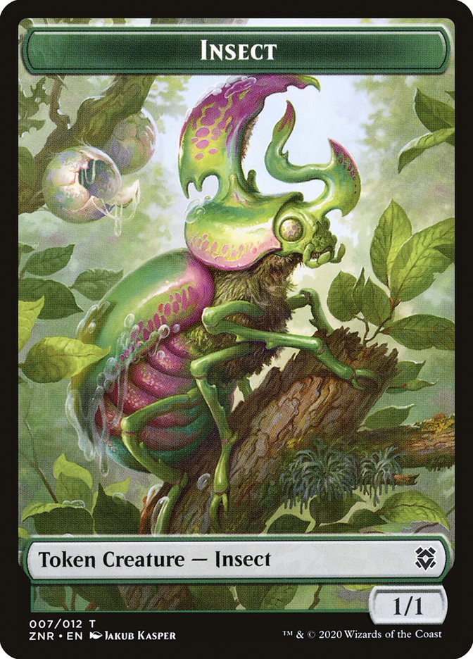 Insect Token [Zendikar Rising Tokens] 