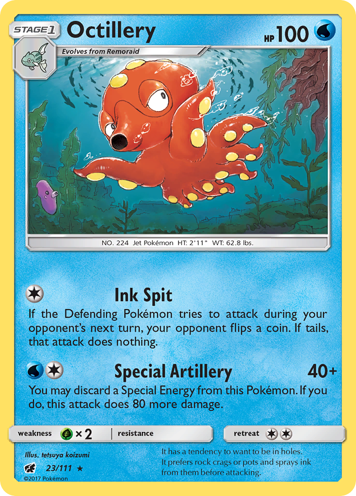 Octillery (23/111) [Sun & Moon: Crimson Invasion] 