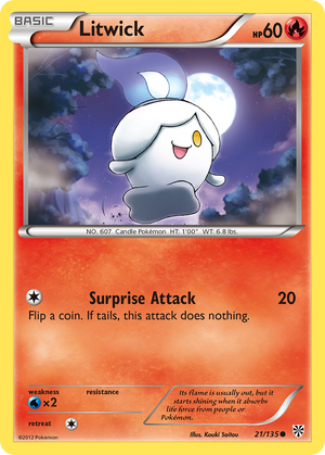 Litwick (21/135) [Black &amp; White: Plasma Storm] 