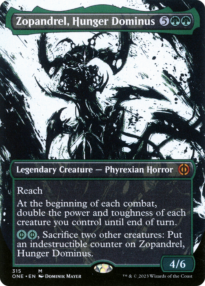 Zopandrel, Hunger Dominus (Borderless Ichor) [Phyrexia: All Will Be One] 