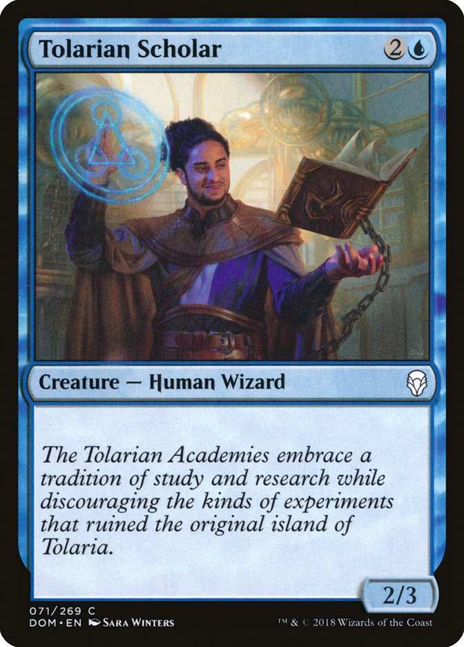 Tolarian Scholar [Dominaria] 