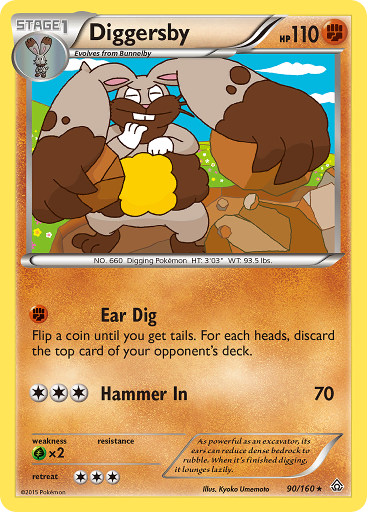 Diggersby (90/160) [XY: Primal Clash]