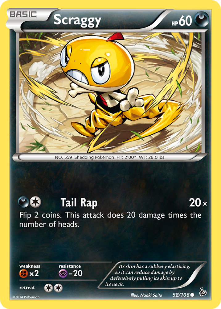 Scraggy (58/106) [XY: Flashfire] 