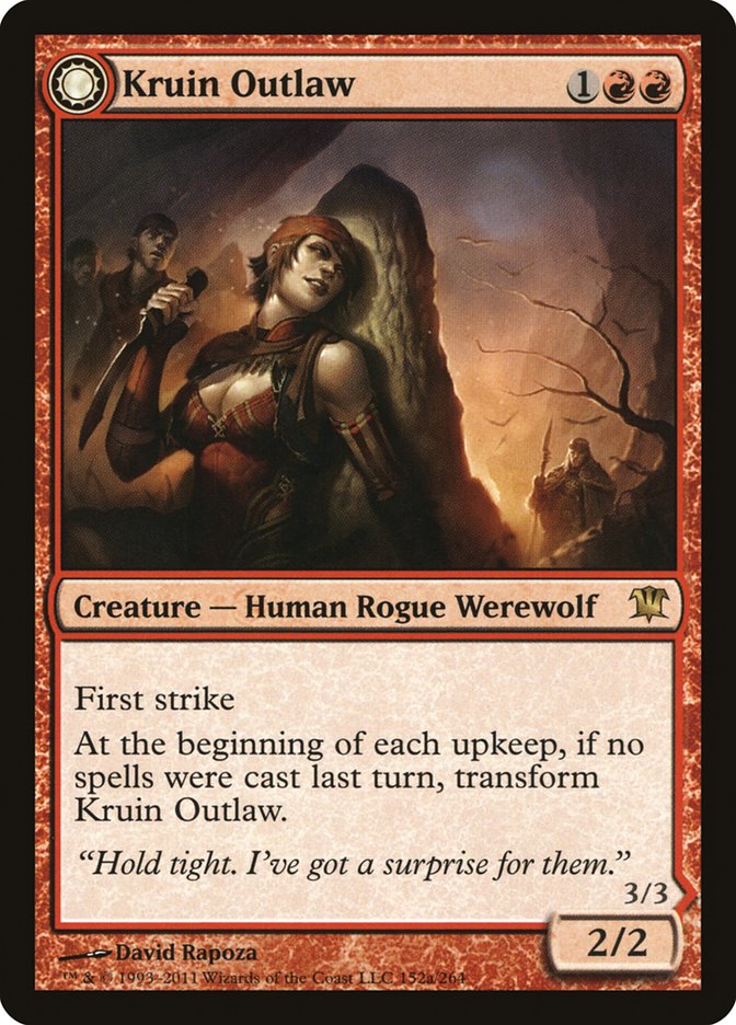 Kruin Outlaw // Terror of Kruin Pass [Innistrad] 